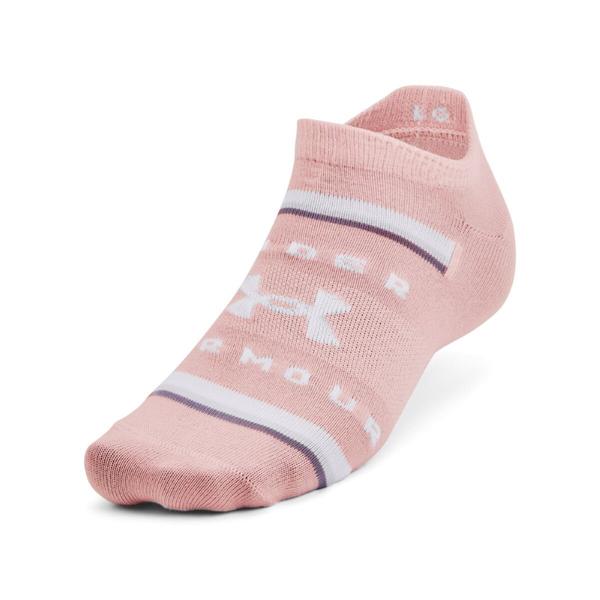 Unisex ponožky Under Armour Essential No Show 6 párů  Pink