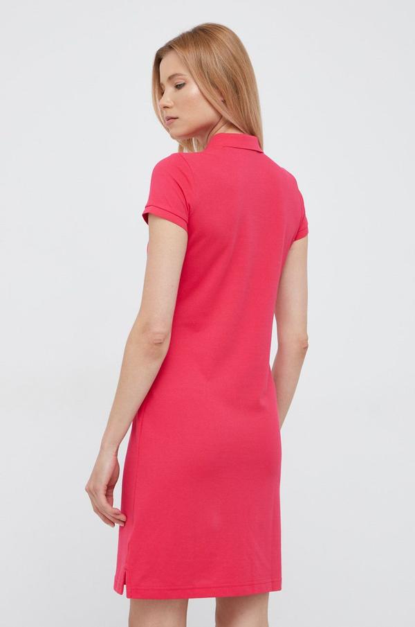 Šaty Gant růžová barva, mini