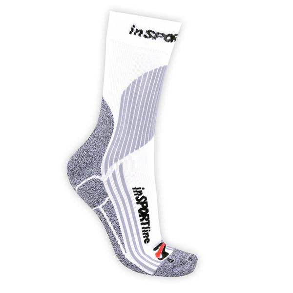 Multifunkční ponožky inSPORTline COOLMAX a ionty stříbra  černá